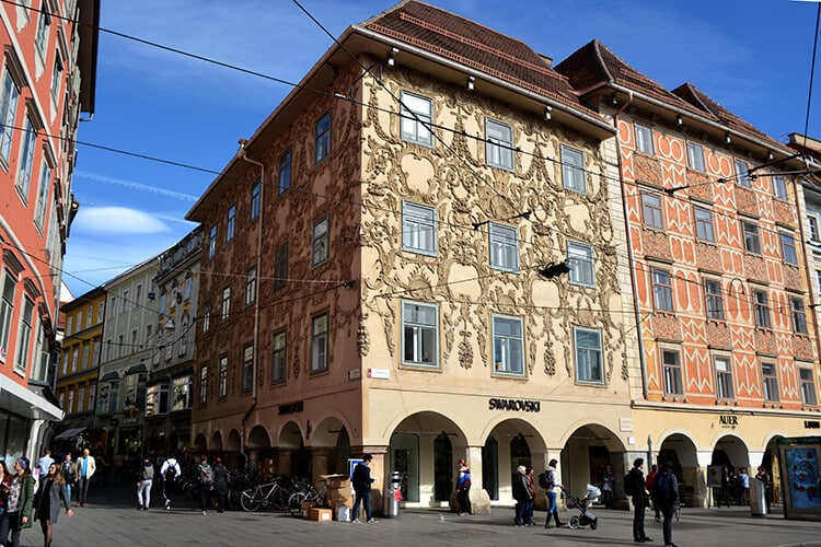 Das Luegg Haus im Grazer Zentrum