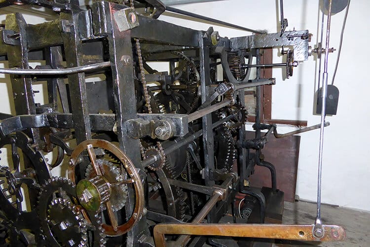 Das Uhrwerk des Grazer Uhrturms