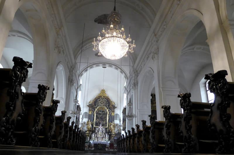 Der Langhaus der Mariahilferkirche