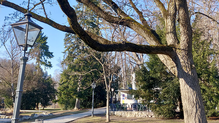 Der Grazer Stadtpark im Winter