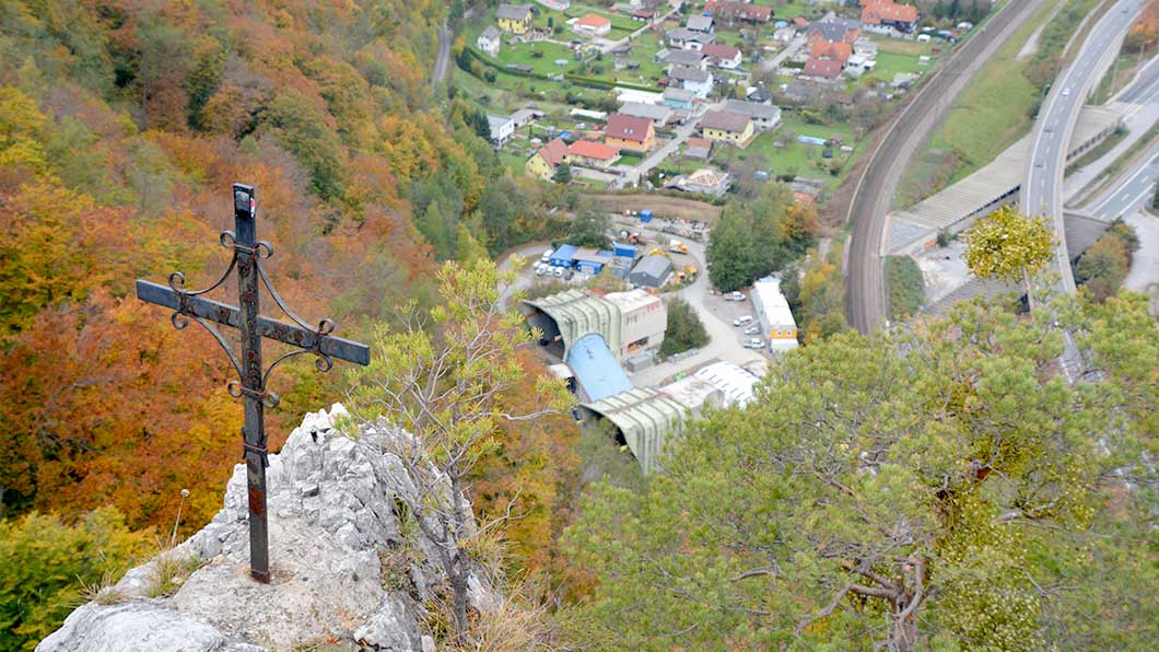 Ausblick vom Jungfernsprung in den Norden