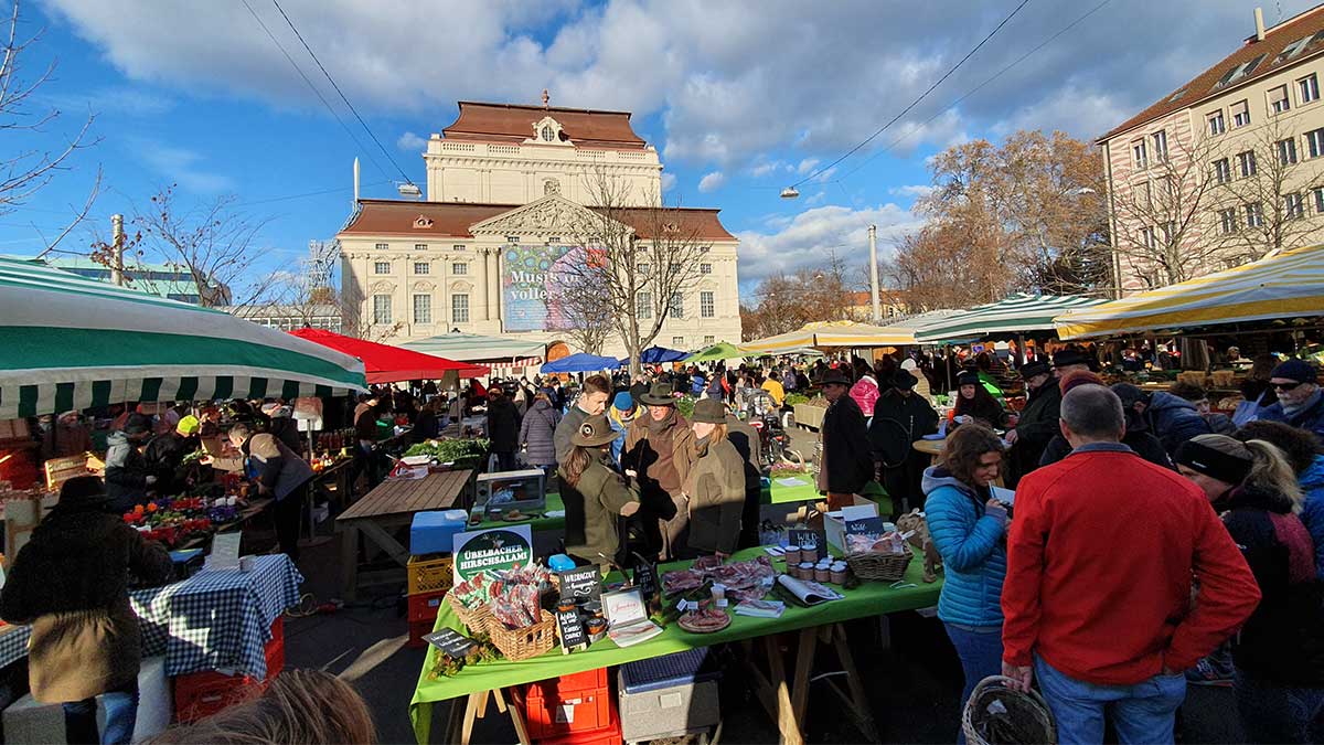 Bauernmarkt am Kaiser-Josef-Platz