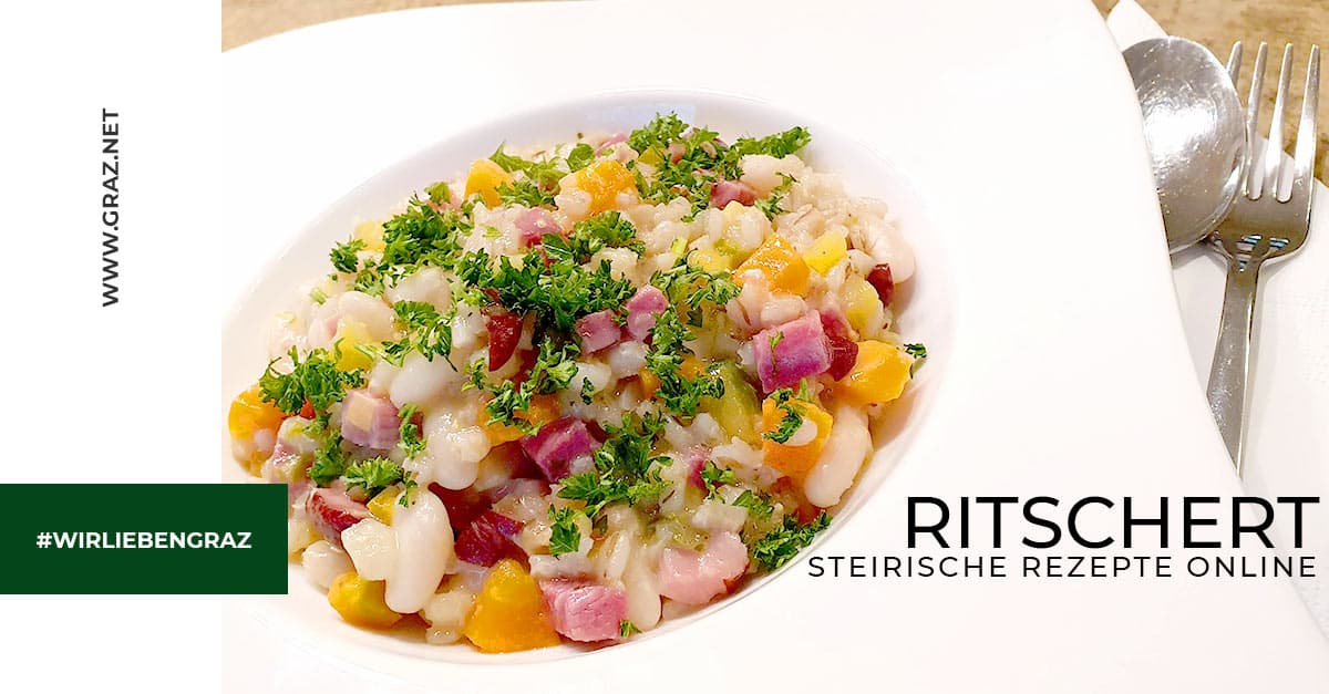 Ritschert Rezept - mit Rollgerste, Bohnen und Geselchtem