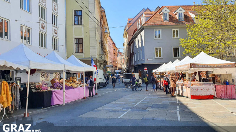 Französischer Markt am Grazer Tummelplatz