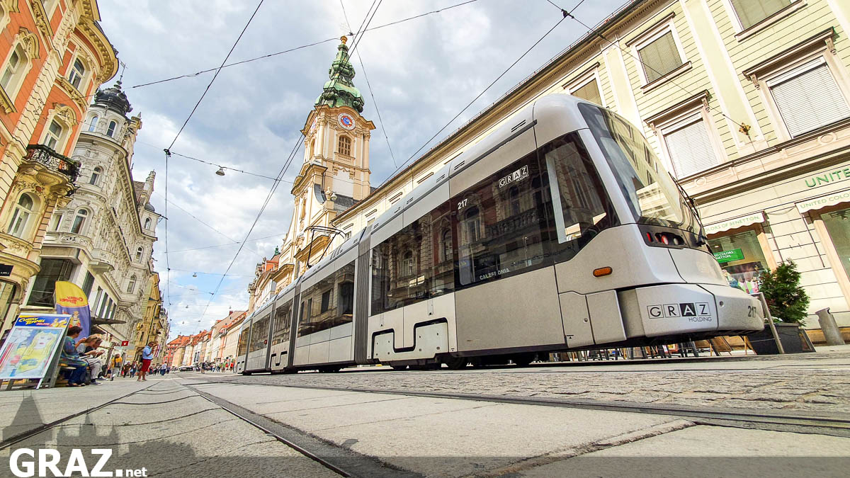Sommerliche Hitze in der Herrengasse