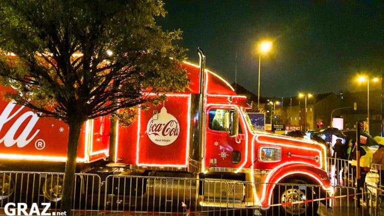 Der Coca-Cola Weihnachtstruck kommt nach Graz