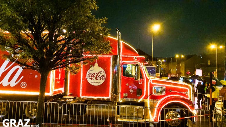 Der Coca-Cola Weihnachtstruck 2024 – 3 Mal in der Steiermark