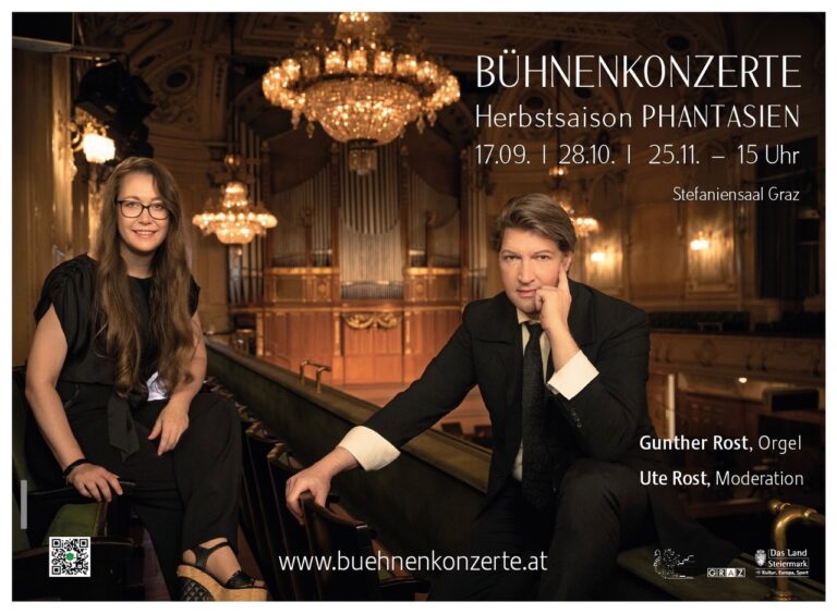 Bühnenkonzerte „PHANTASIEN“: Orgel hautnah auf der Bühne des Stefaniensaals