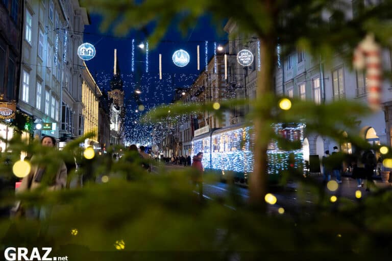 Weihnachtsbeleuchtung in Graz