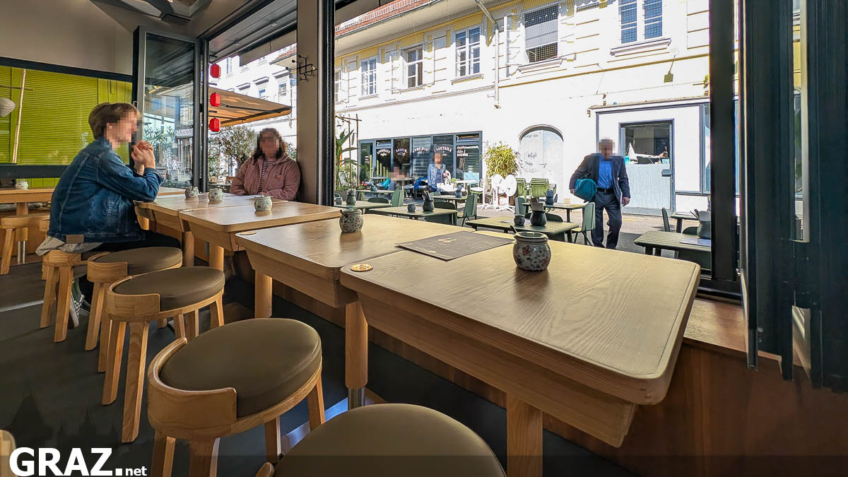 Der Gastraum beim PULLD NOODLES