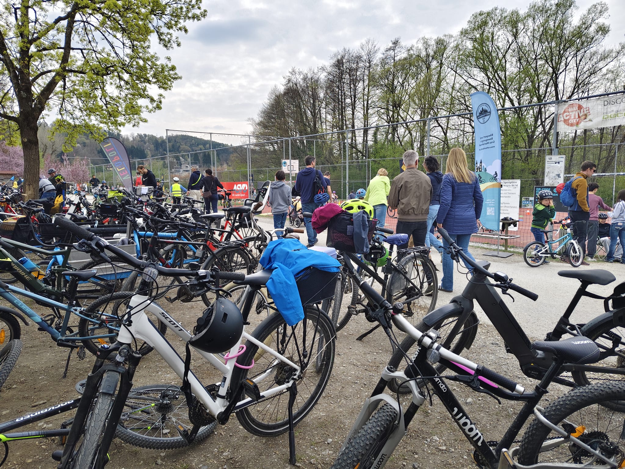 Fahrräder beim Bike Event Mariatrost